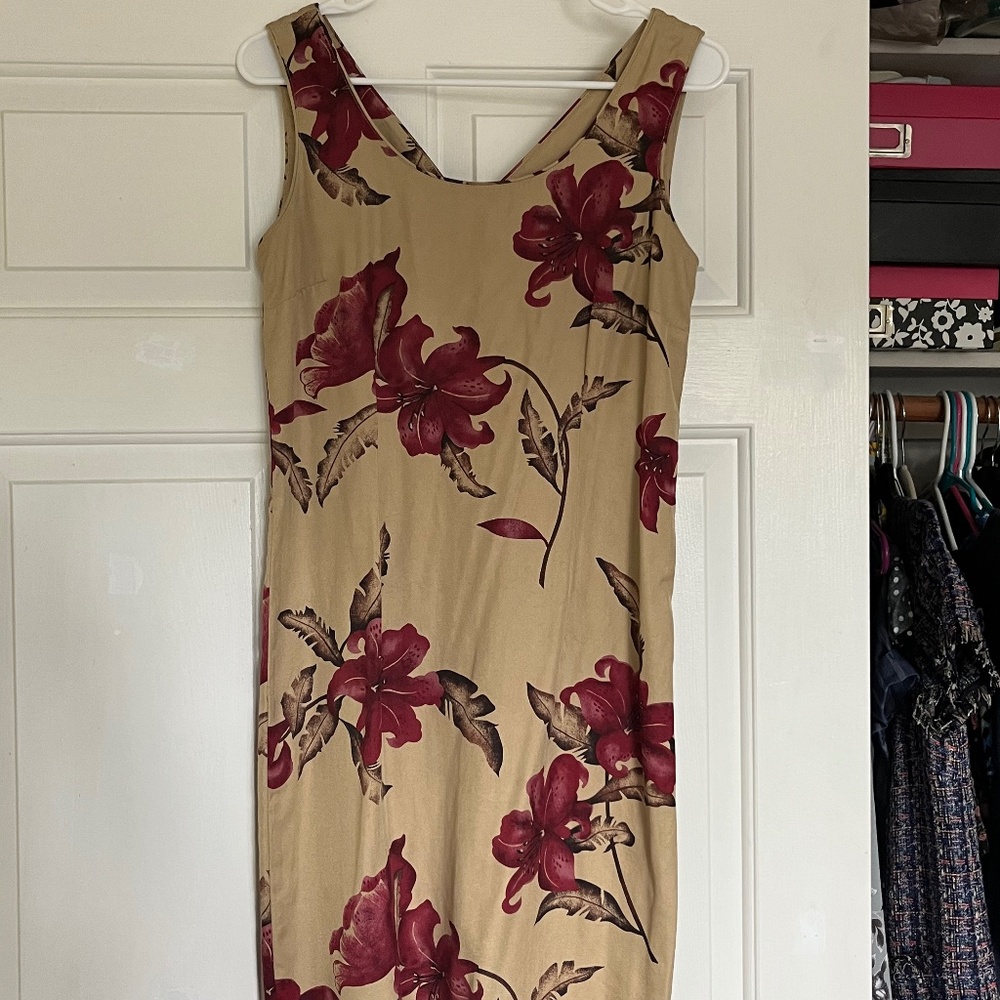 Vintage Izod Silk Dress
